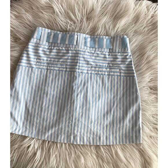 Nike Women's Golf Tour Performance Striped Skort 2 Piece White Blue Size 6 - Picture 6 of 10